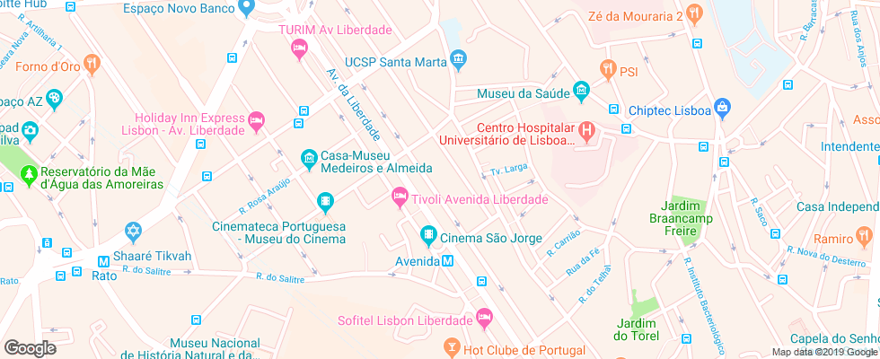 Отель Dom Sancho I на карте Португалии