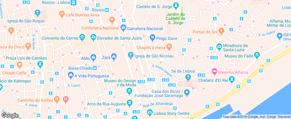 Отель Hostel4U на карте Португалии