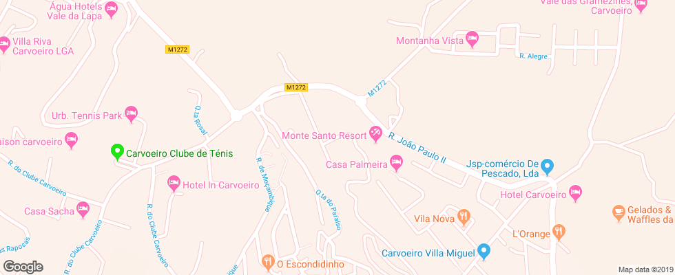 Отель Monte Santo на карте Португалии