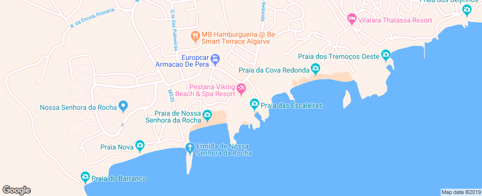 Отель Pestana Viking на карте Португалии