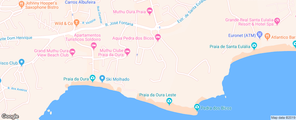 Отель Quinta Pedra Dos Bicos на карте Португалии