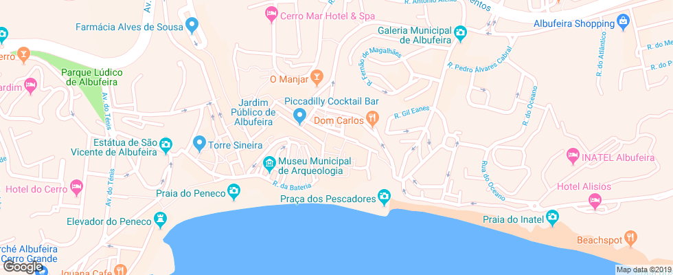 Отель Turial Park на карте Португалии