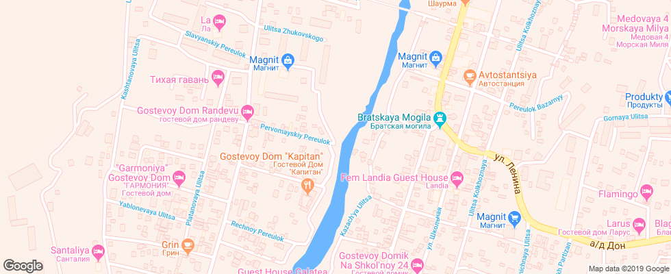 Отель Adazhio на карте России