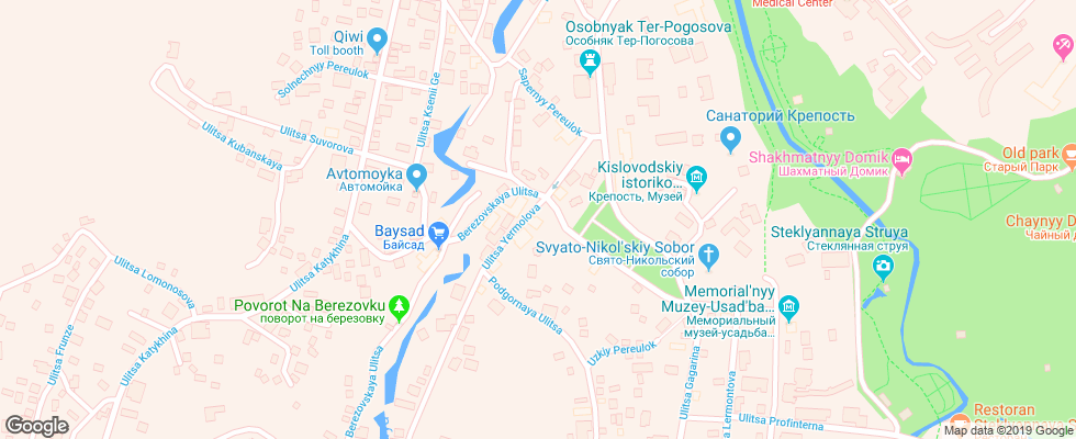 Отель Amira - Park на карте России