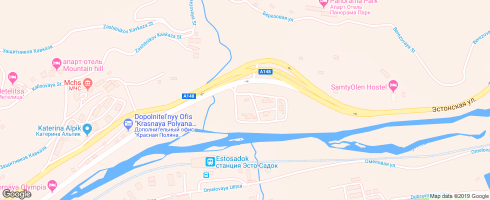 Отель Art Ap Siti на карте России