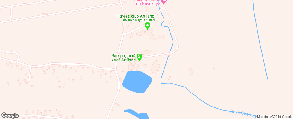 Отель Artilend на карте России