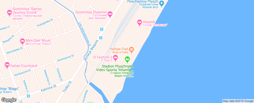 Отель Atlantik на карте России