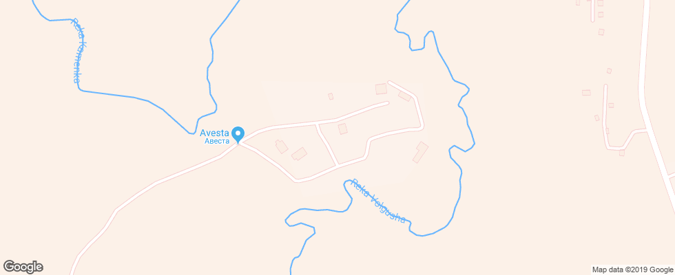Отель Avesta-Park на карте России