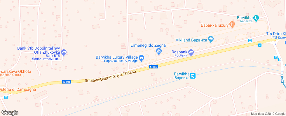 Отель Barviha Otel End Spa на карте России