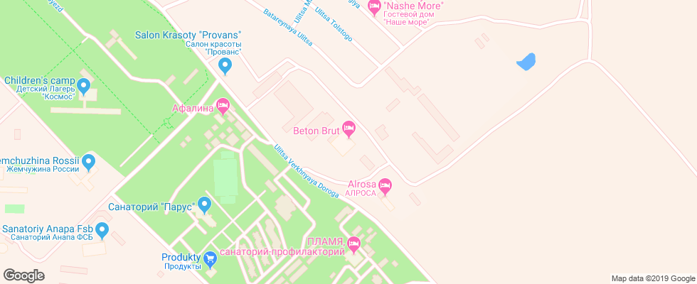 Отель Beton Bryut на карте России