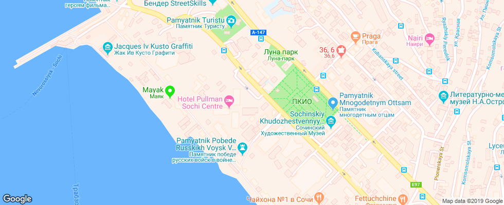 Отель Brevis на карте России