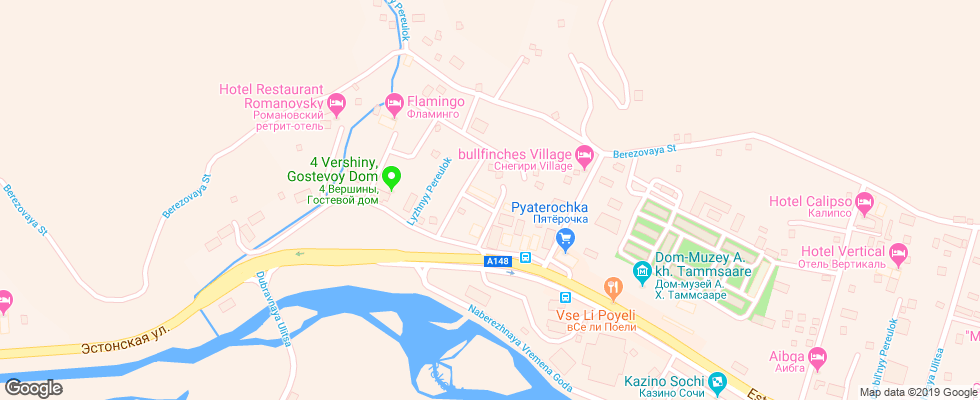 Отель Chudo Apartamenty на карте России
