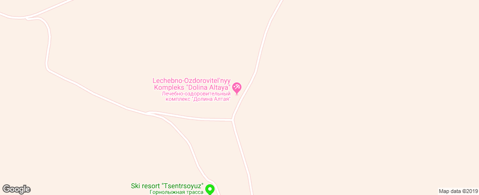 Отель Dolina Altaya на карте России