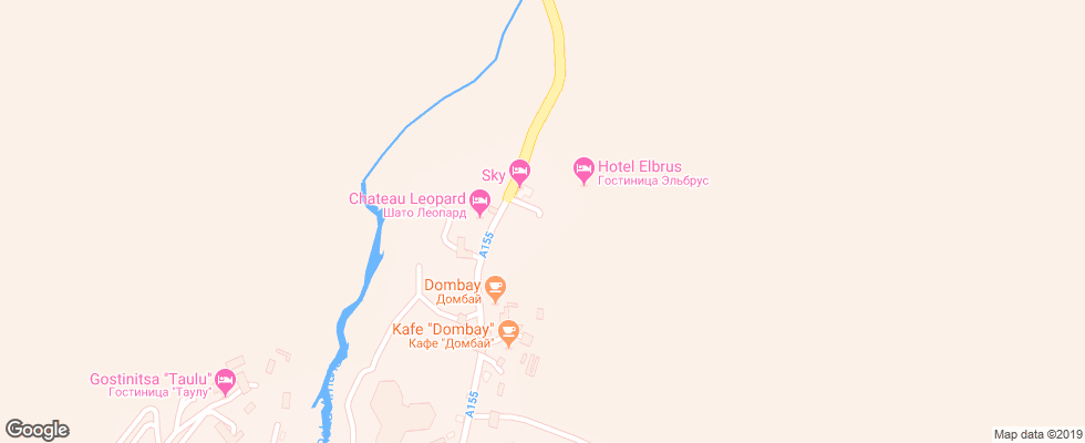 Отель Elbrus Mini-Gostinitsa на карте России