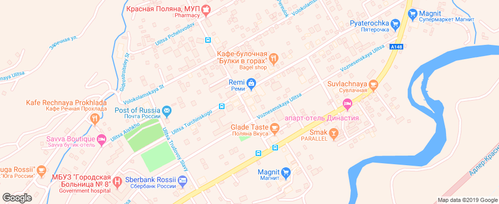 Отель Grik Haus на карте России