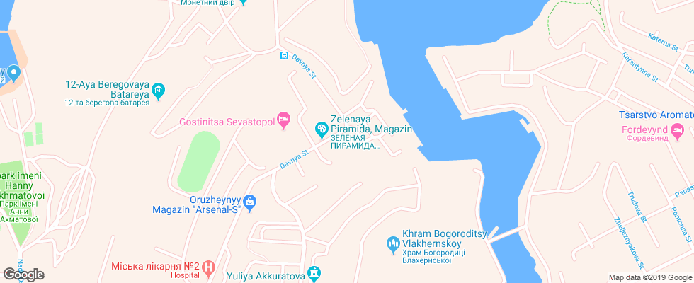 Отель Hersones Apartamenty на карте России