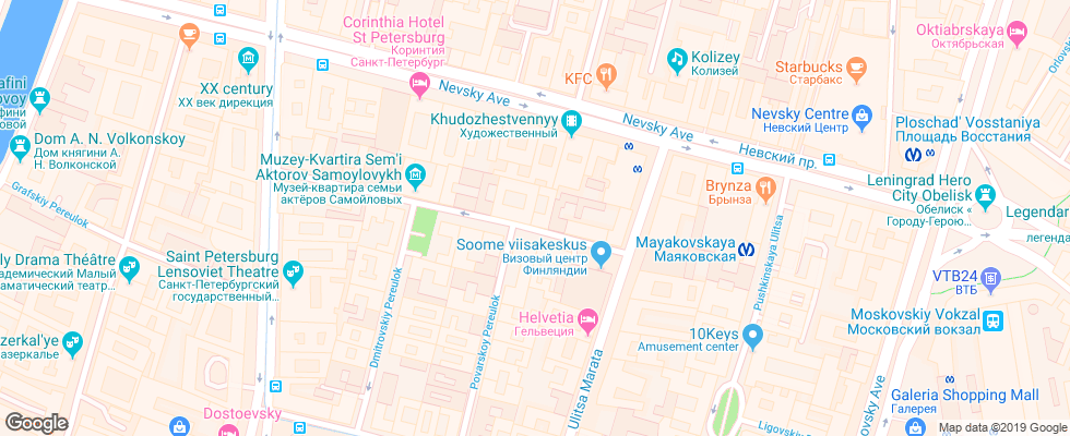 Отель Kronvell Inn Stremyannaya на карте России