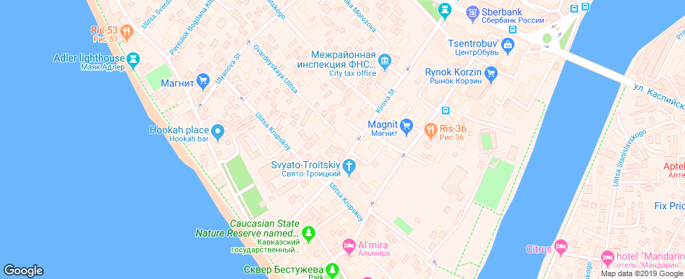 Отель Liberti Flaj на карте России