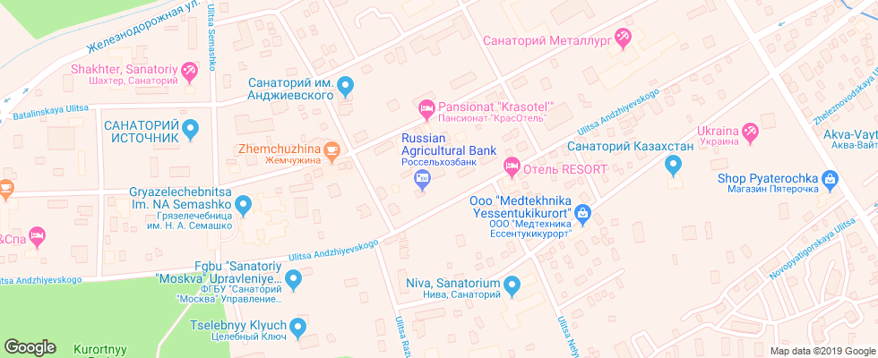 Отель Pontos Plaza на карте России