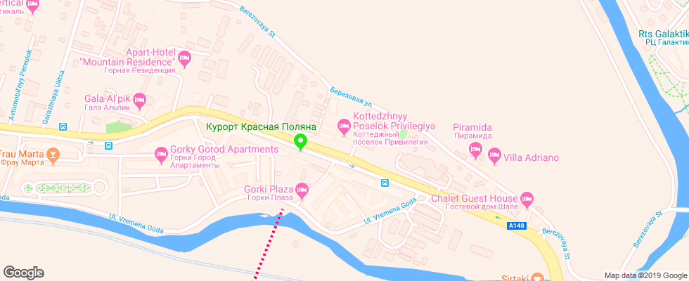 Отель Privilegiya Kk на карте России