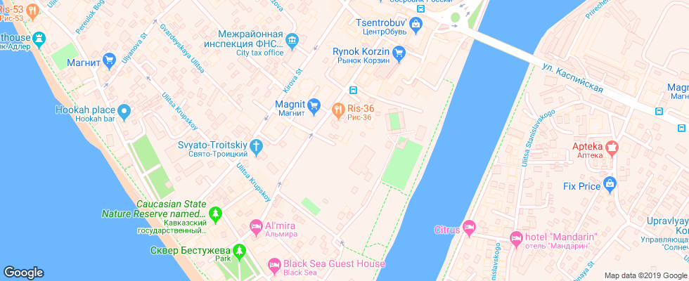 Отель Relaks Klab Eksklyuziv на карте России
