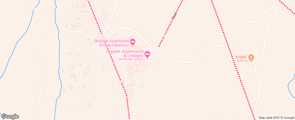 Отель Skajpark Apart Otel на карте России