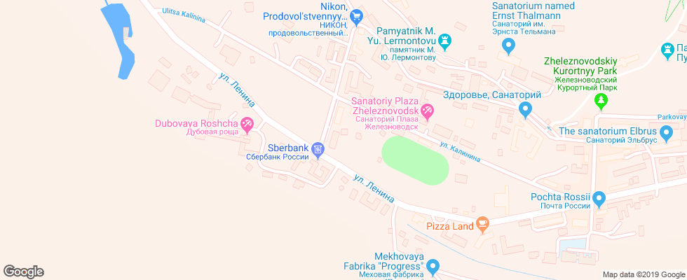 Отель Slavyanovskij Istok на карте России