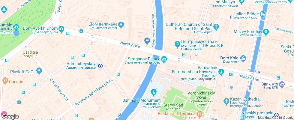 Отель Talion Imperial на карте России