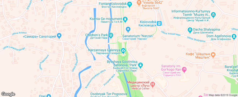 Отель Venetsiya на карте России
