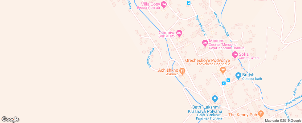 Отель Villa Avgusta на карте России