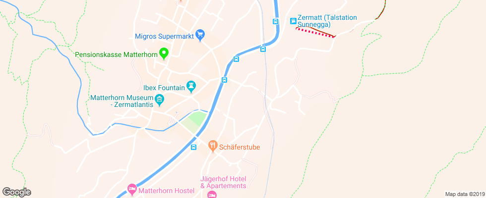 Отель Brunnmatt на карте Швейцарии