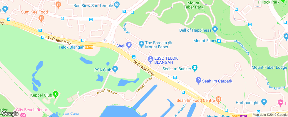 Отель Fragrance Royal на карте Сингапура