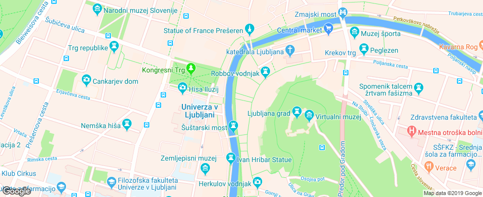Отель Vander Urbani на карте Словении