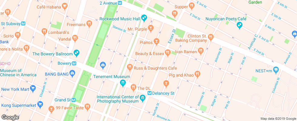Отель Comfort Inn Lower East Side на карте США