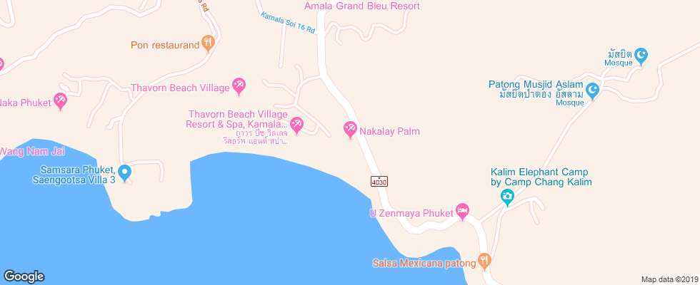 Отель Absolute Nakalay Beach Resort на карте Таиланда