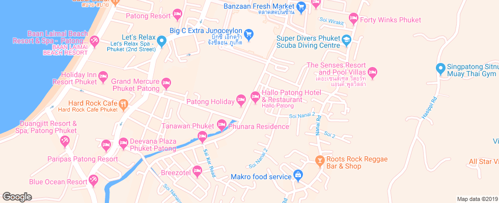 Отель Addplus Hotel & Spa на карте Таиланда