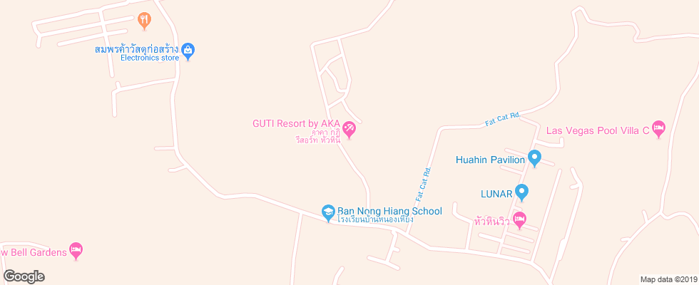 Отель Aka Resort Guti на карте Таиланда