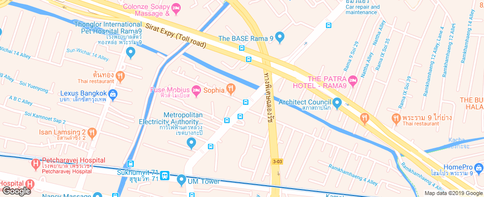 Отель Al Meroz Hotel Bangkok на карте Таиланда