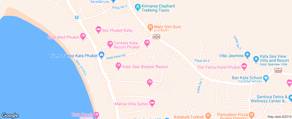 Отель Alpina Phuket Nalina Resort & Spa на карте Таиланда