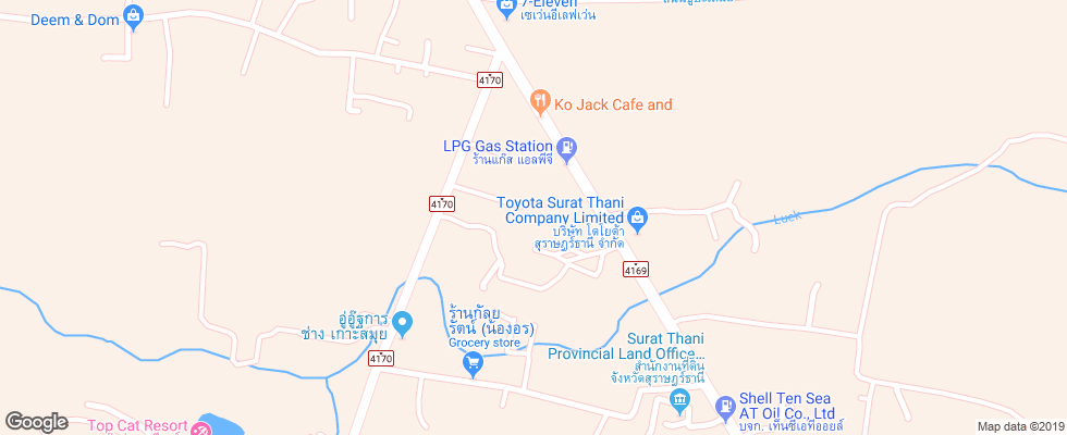 Отель Asia Spirit Lodge And Spa на карте Таиланда