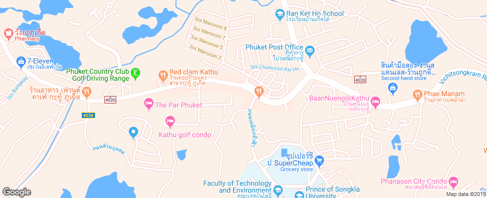 Отель Baan Maksong Resort And Spa на карте Таиланда