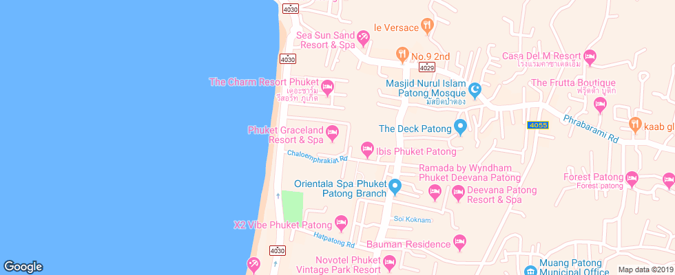 Отель Baan Sukhothai Hotel на карте Таиланда