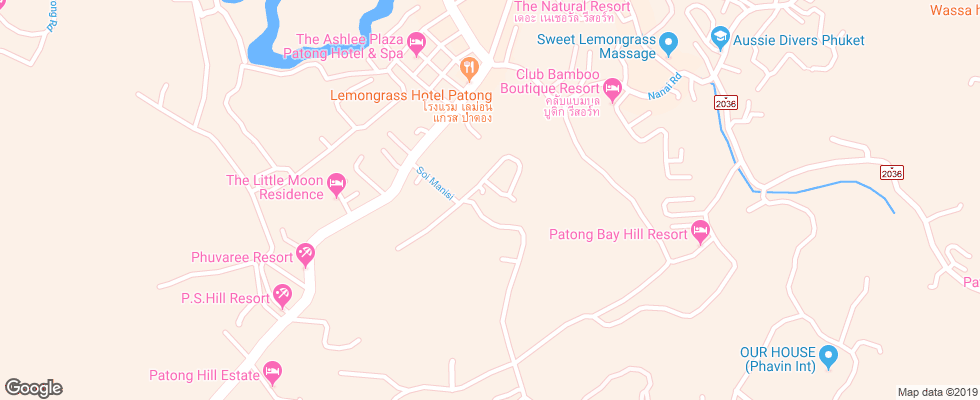 Отель Baan Yuree Resort & Spa на карте Таиланда