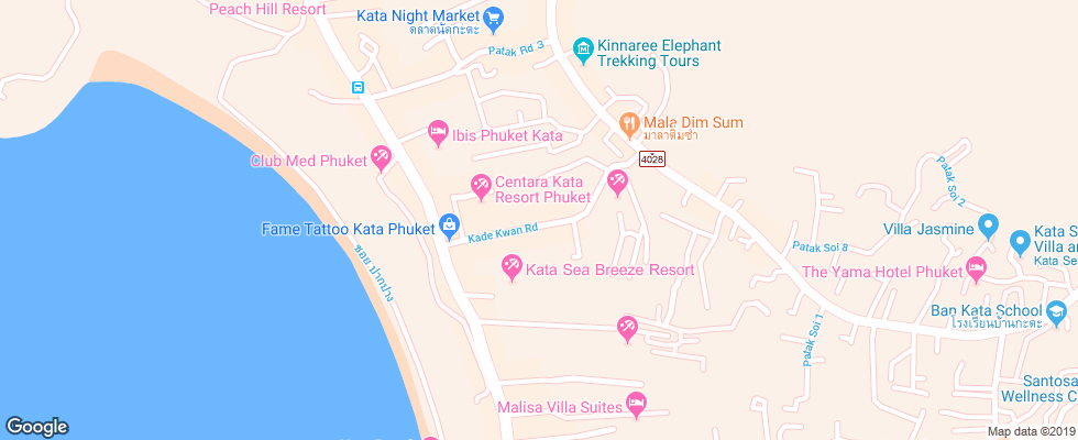 Отель Baray Villa By Sawasdee Village на карте Таиланда