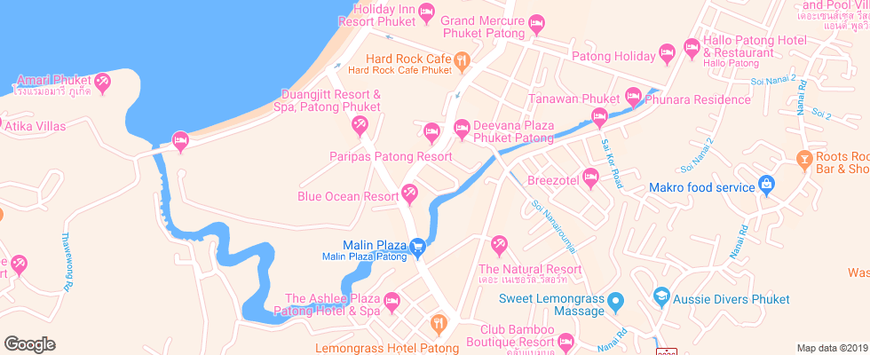 Отель Benetti House на карте Таиланда