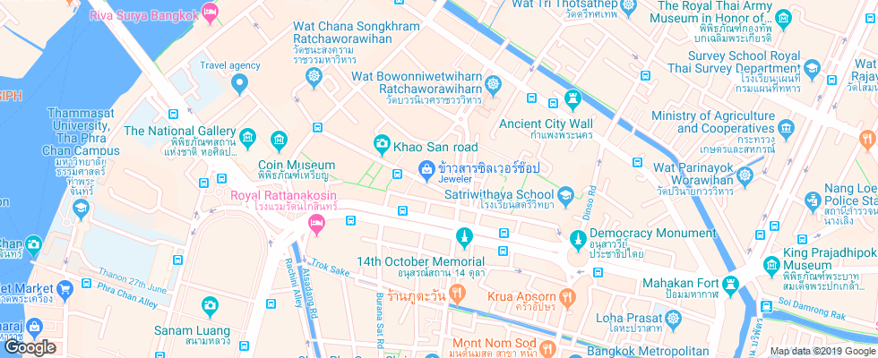Отель Buddy Lodge Boutique на карте Таиланда