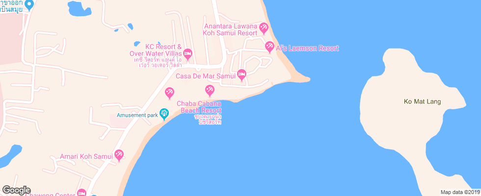 Отель Casa De Mar на карте Таиланда