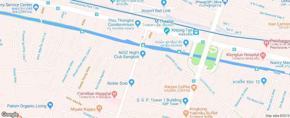 Отель Davinci Suites & Le Spa на карте Таиланда