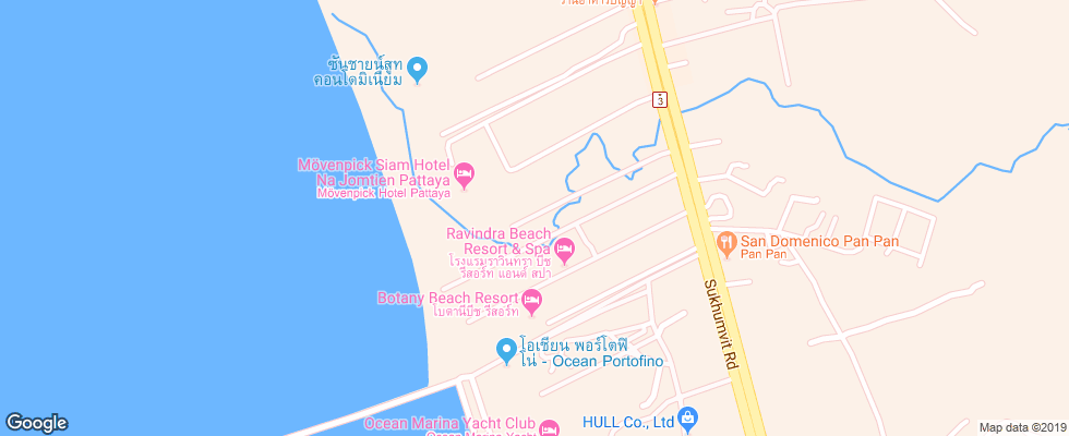 Отель Dor Shada Resort на карте Таиланда