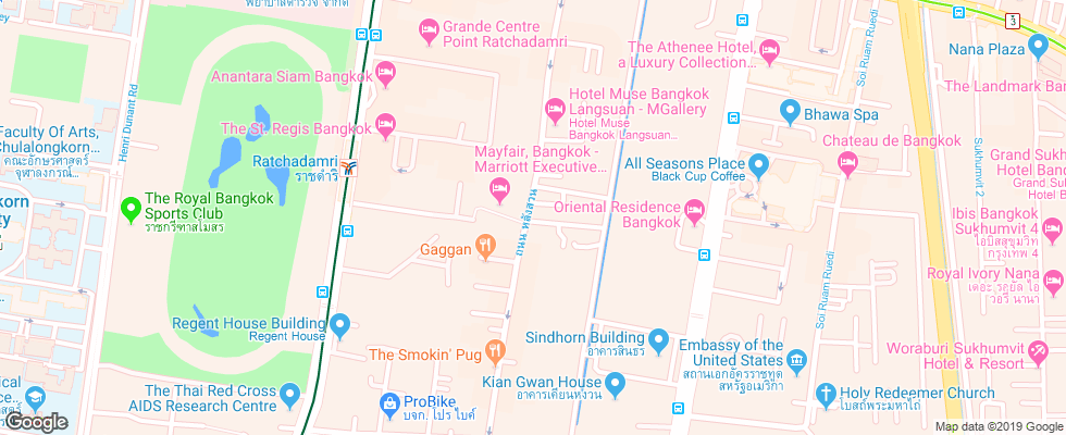 Отель Duchess Hotel & Residences на карте Таиланда